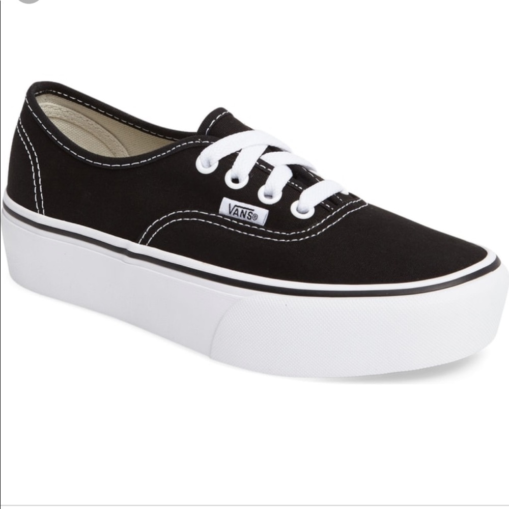 Authentic platform vans